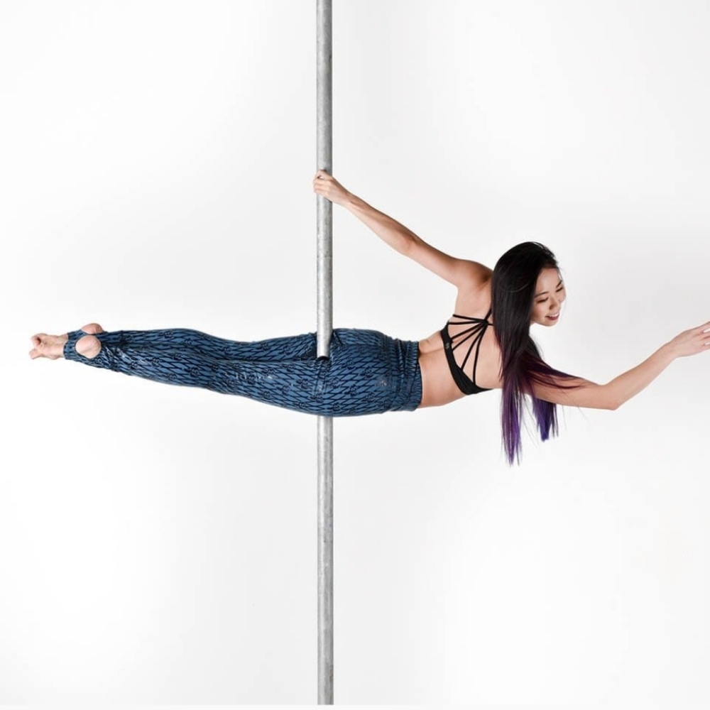 Superfly Honey Sticky Fishnet Leggings Grey Sky Pole Dance Wear